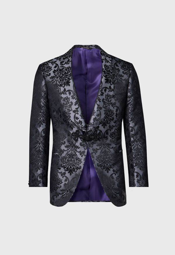 paul stuart Floral Jacquard Silk Dinner Jacket