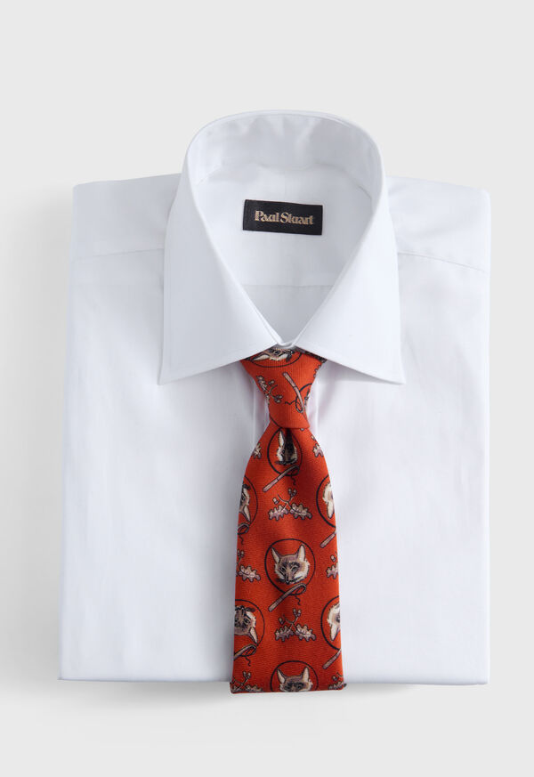 Paul Stuart Fox Print Tie