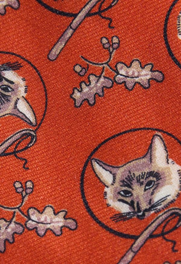 Paul Stuart Fox Print Tie