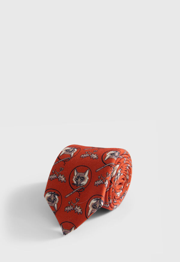 paul stuart Fox Print Tie