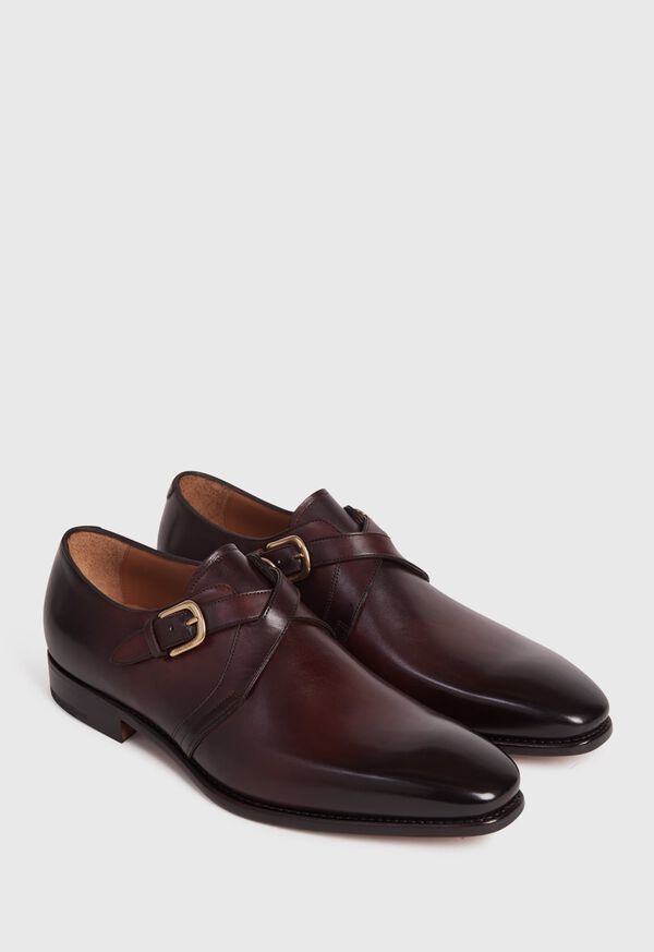 Paul Stuart Galante Double Cross Monk Strap