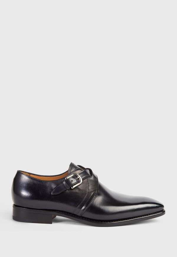 paul stuart Galante Double Cross Monk Strap