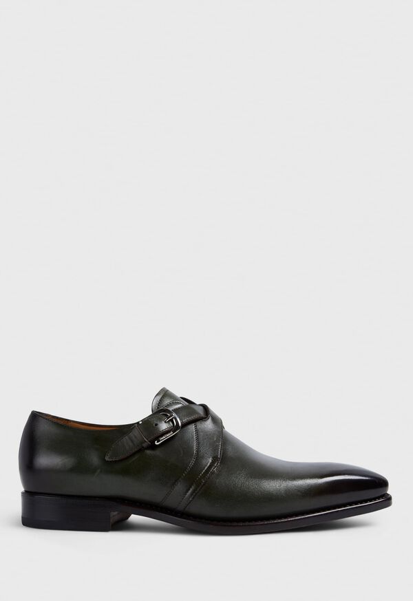 paul stuart Galante Double Cross Monk Strap