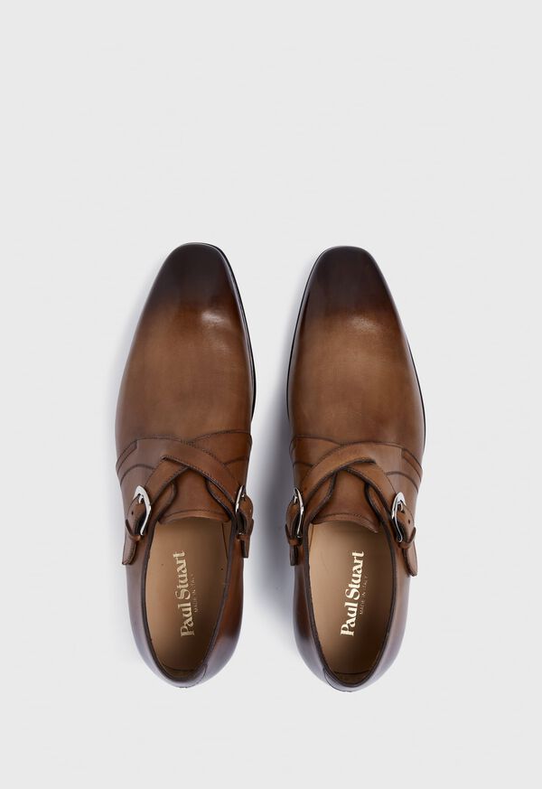 Paul Stuart Galante Double Cross Monk Strap
