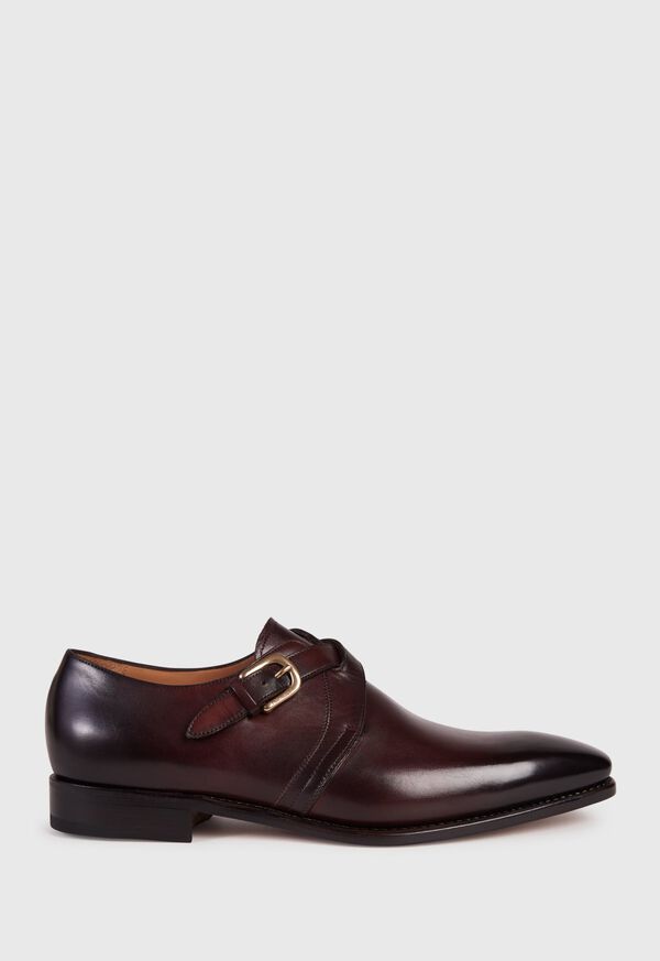 paul stuart Galante Double Cross Monk Strap