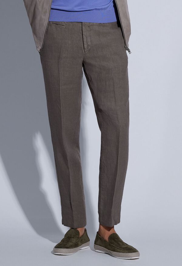 Paul Stuart Garment Dyed Linen Trouser