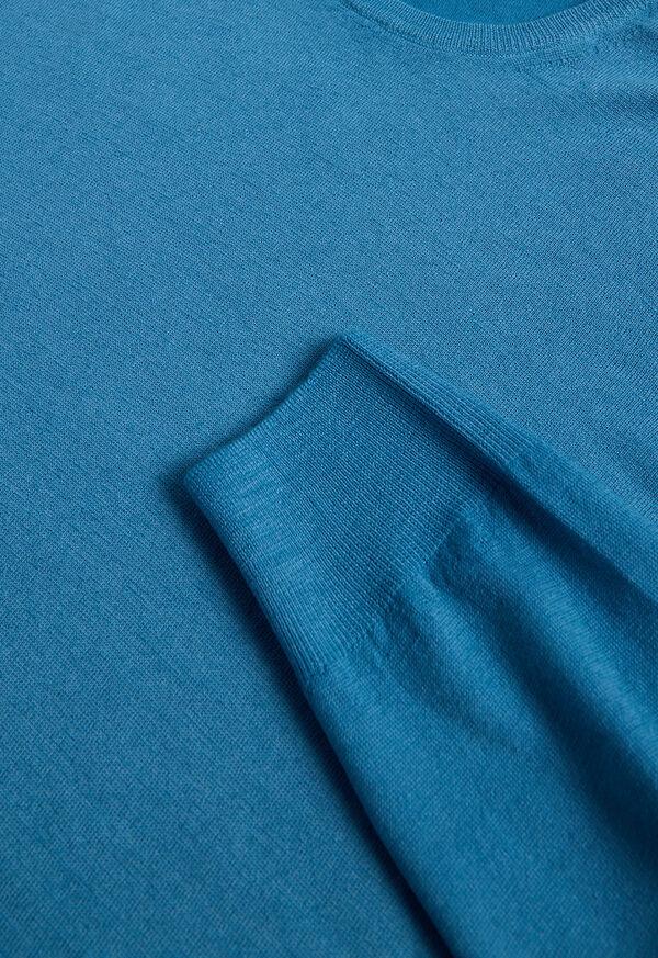 Paul Stuart Garment Dyed Wool Crewneck Sweater