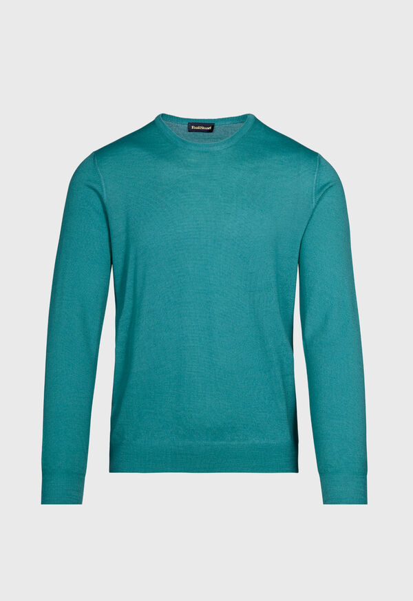 paul stuart Garment Dyed Wool Crewneck Sweater