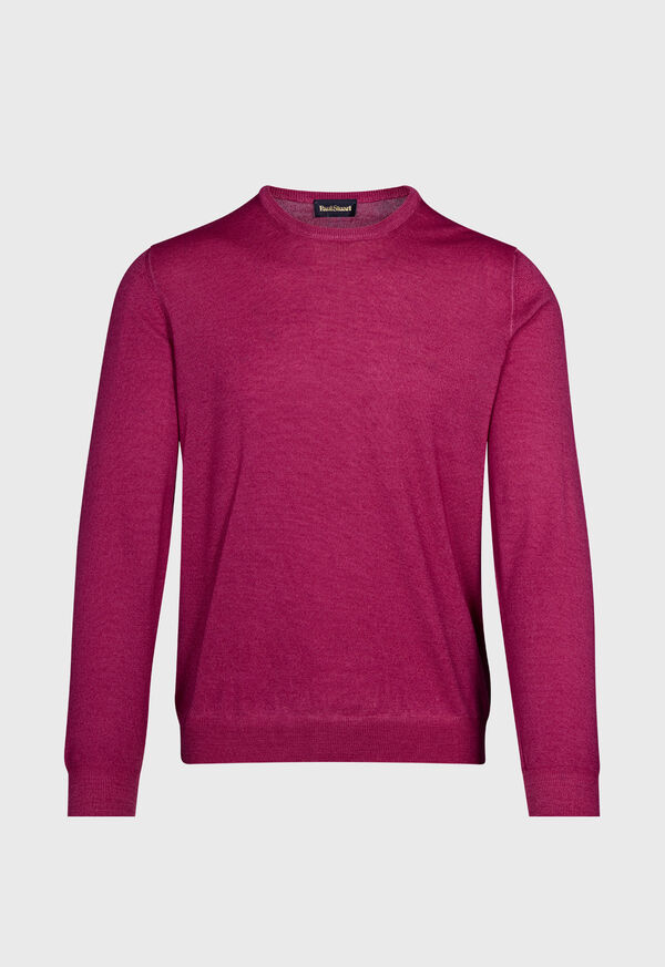 paul stuart Garment Dyed Wool Crewneck Sweater