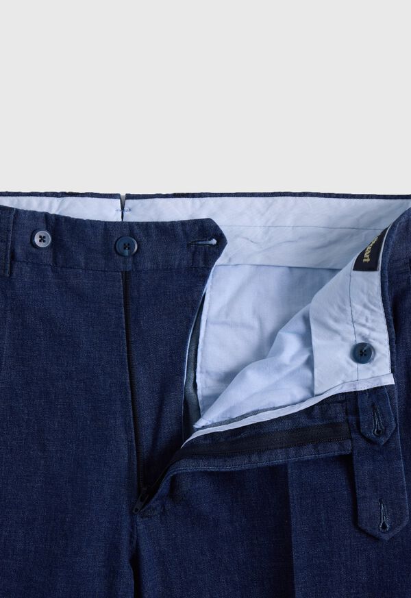 Paul Stuart Garment Washed Denim Trouser