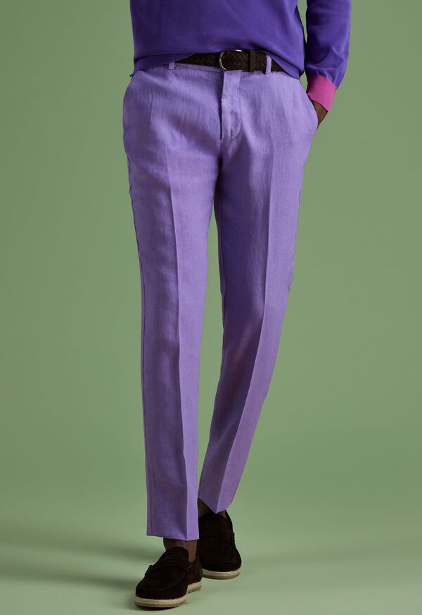 Paul Stuart Garment Washed Linen Pant