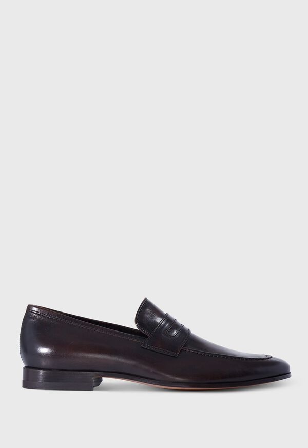 paul stuart Garret II Leather Penny Loafer