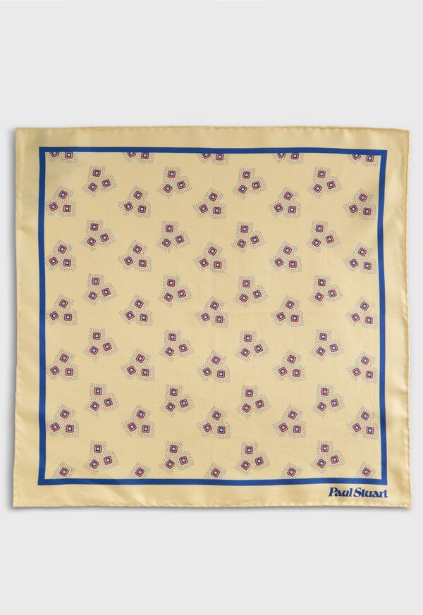 Paul Stuart Geometric Dot Pocket Square