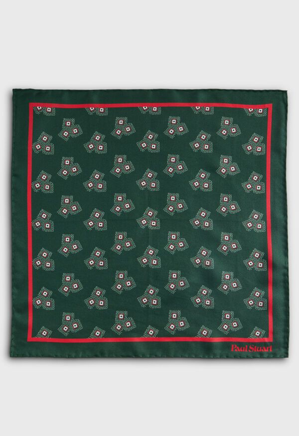 Paul Stuart Geometric Dot Pocket Square