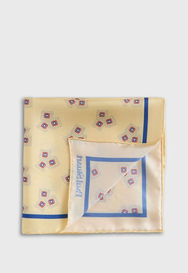 paul stuart Geometric Dot Pocket Square