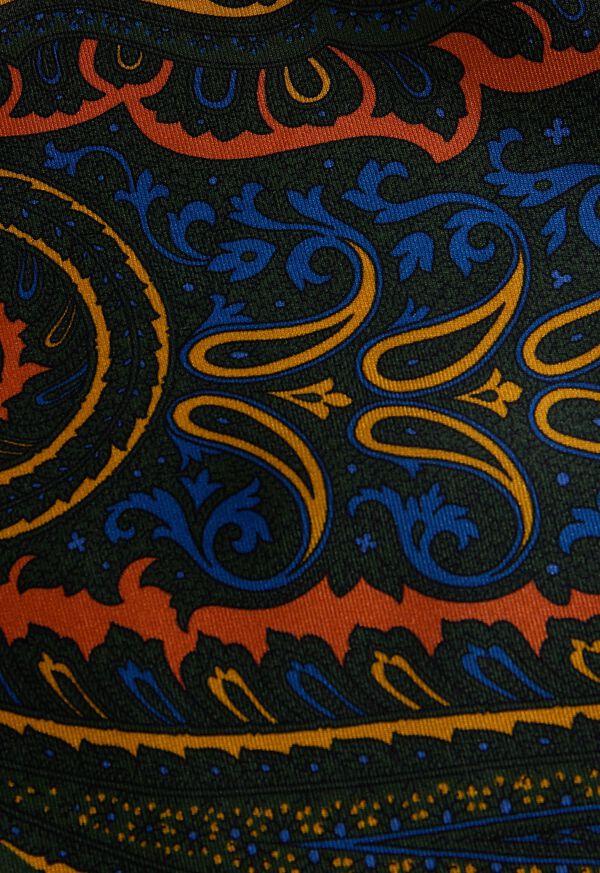 Paul Stuart Geometric Print Pocket Square