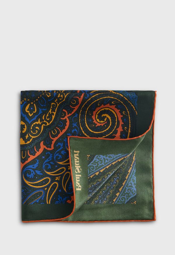 paul stuart Geometric Print Pocket Square