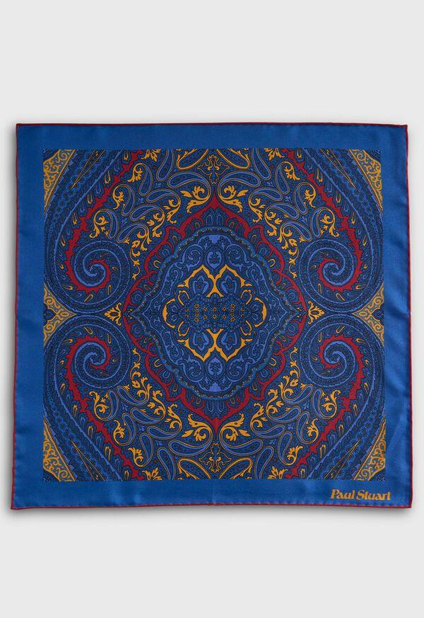 Paul Stuart Geometric Print Pocket Square