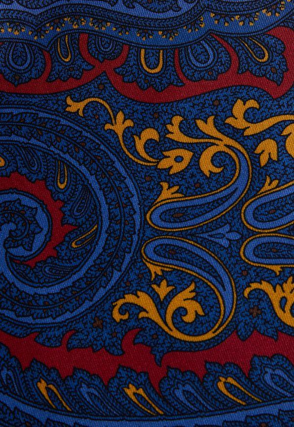 Paul Stuart Geometric Print Pocket Square