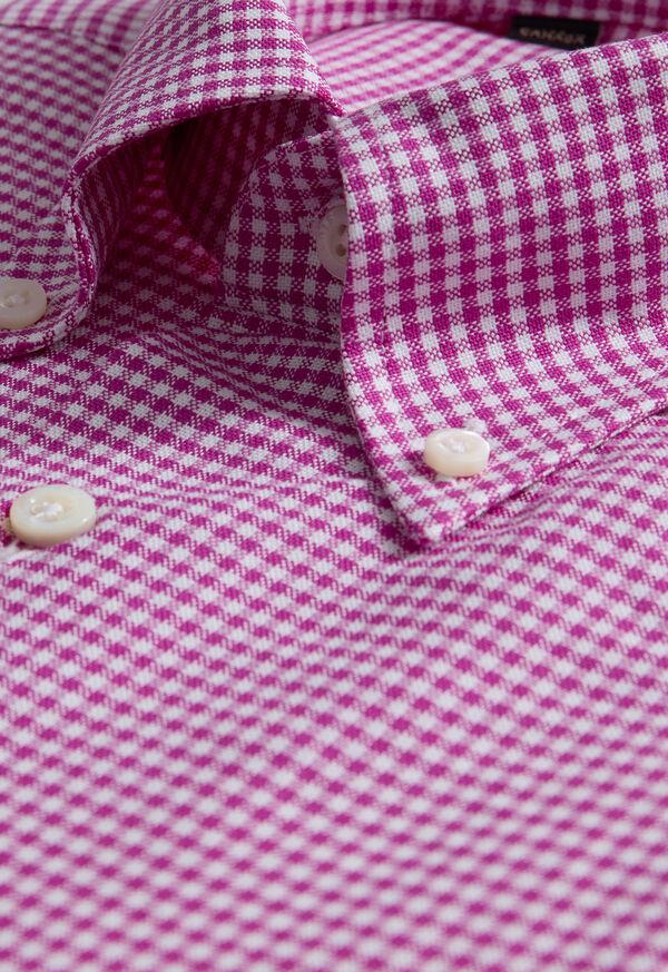 Paul Stuart Gingham Check Oxford Sport Shirt