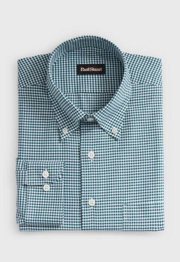 paul stuart Gingham Check Oxford Sport Shirt