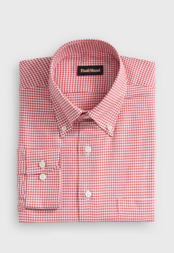 paul stuart Gingham Check Oxford Sport Shirt