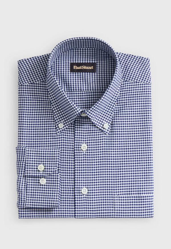 paul stuart Gingham Check Oxford Sport Shirt
