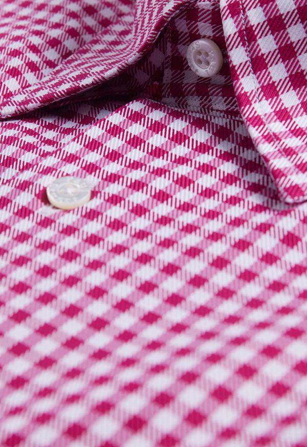 Paul Stuart Gingham Check Twill Sport Shirt