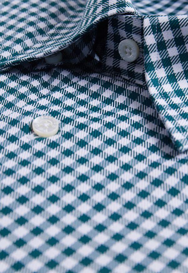 Paul Stuart Gingham Check Twill Sport Shirt