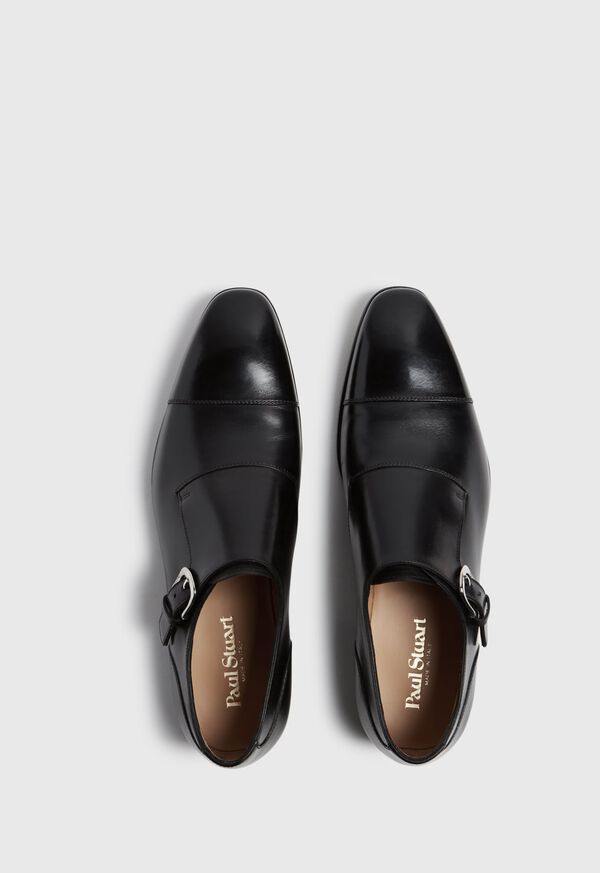 Paul Stuart Giordano Leather Monk Strap