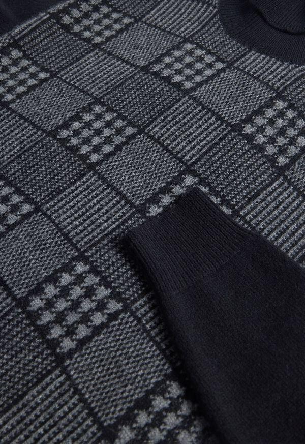 Paul Stuart Glen Plaid Turtleneck Sweater