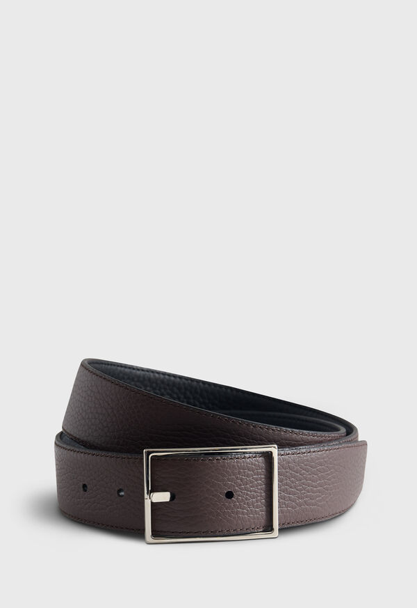 Paul Stuart Grained Taurillon Leather Belt