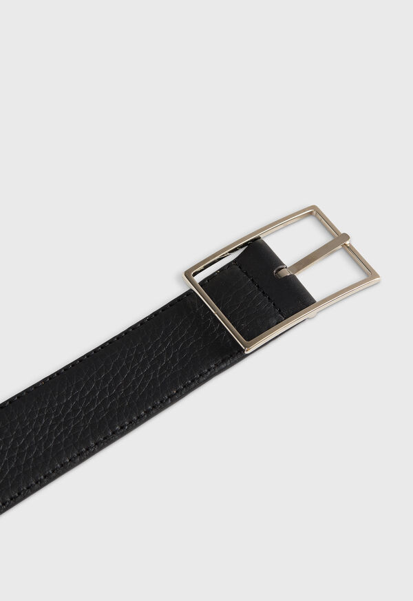 Paul Stuart Grained Taurillon Leather Belt