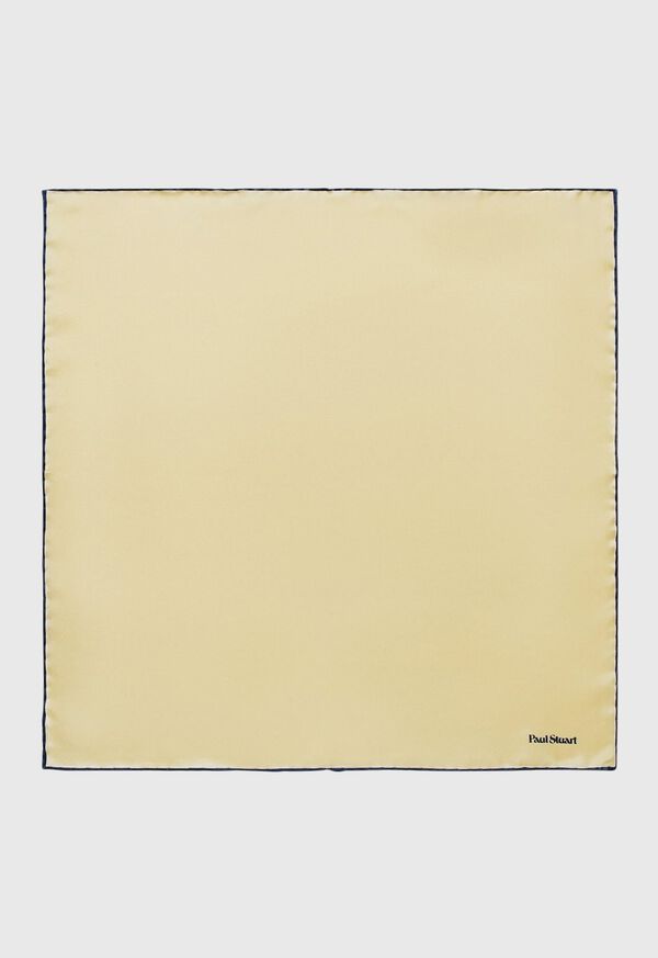 paul stuart Hand Screen Printed Silk Pocket Square