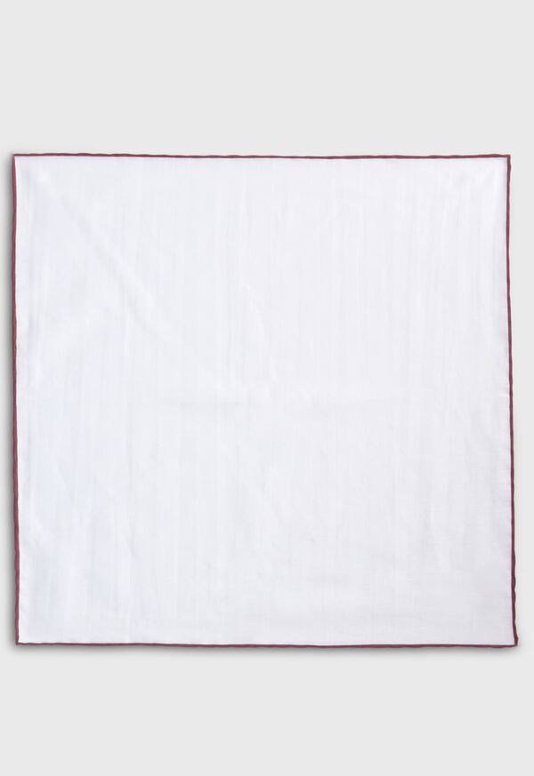 Paul Stuart Handkerchief With Contrast Border