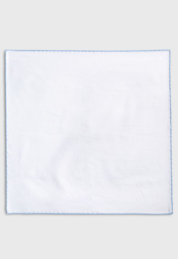 Paul Stuart Handkerchief With Contrast Border