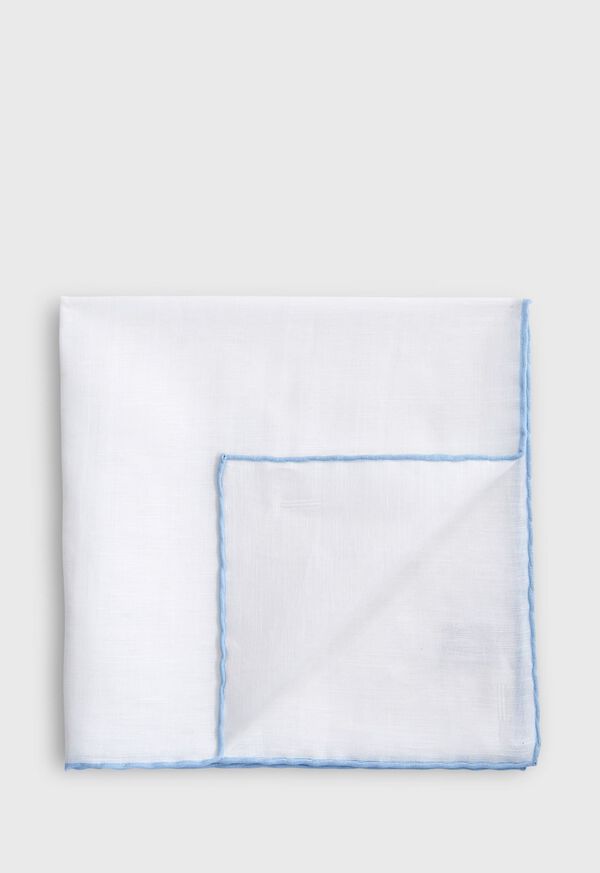 paul stuart Handkerchief with Contrast Border