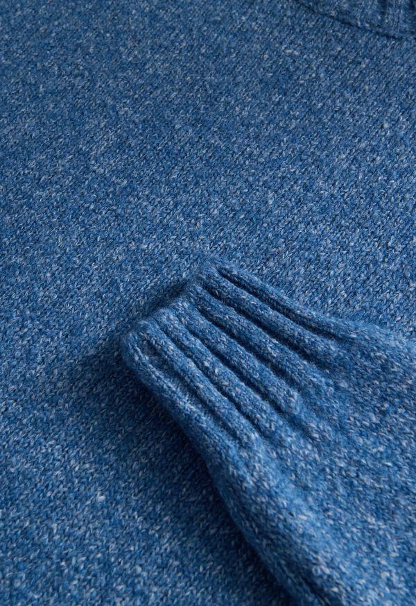 Paul Stuart Heather Alpaca Crewneck Sweater