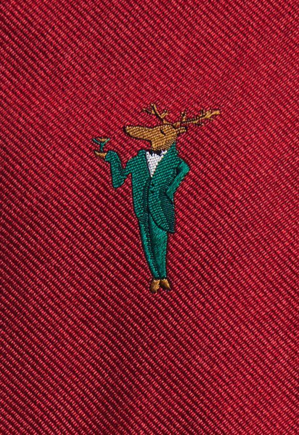 Paul Stuart Holiday Dasher Reindeer Tie