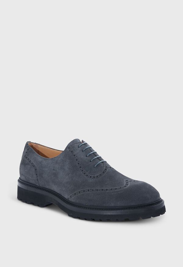 Paul Stuart Homer Suede Wing Tip Oxford