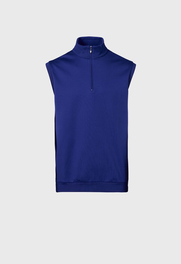 paul stuart Interlock Cotton Jersey Pullover Vest