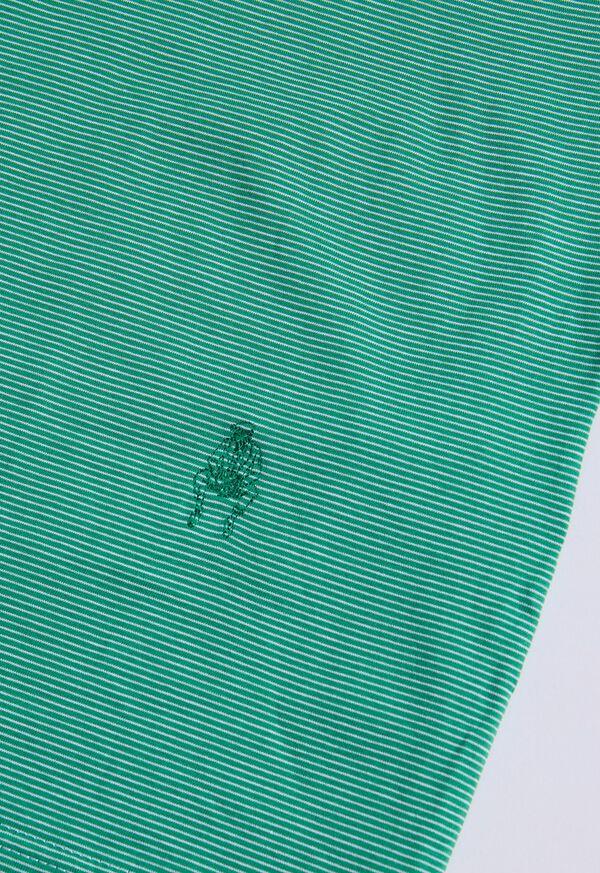 Paul Stuart Italian Cotton Micro Stripe Polo