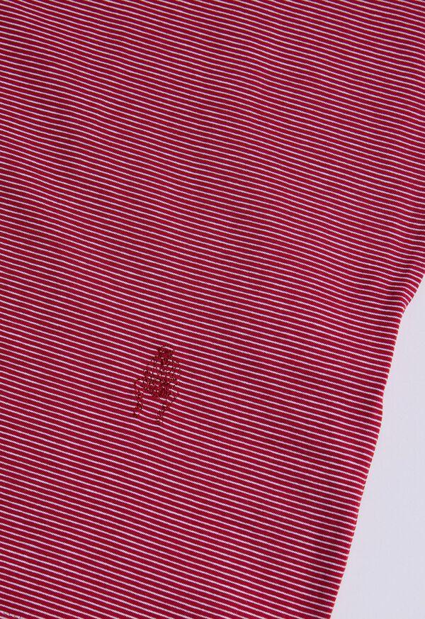 Paul Stuart Italian Cotton Micro Stripe Polo