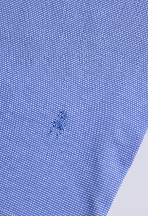 Paul Stuart Italian Cotton Micro Stripe Polo