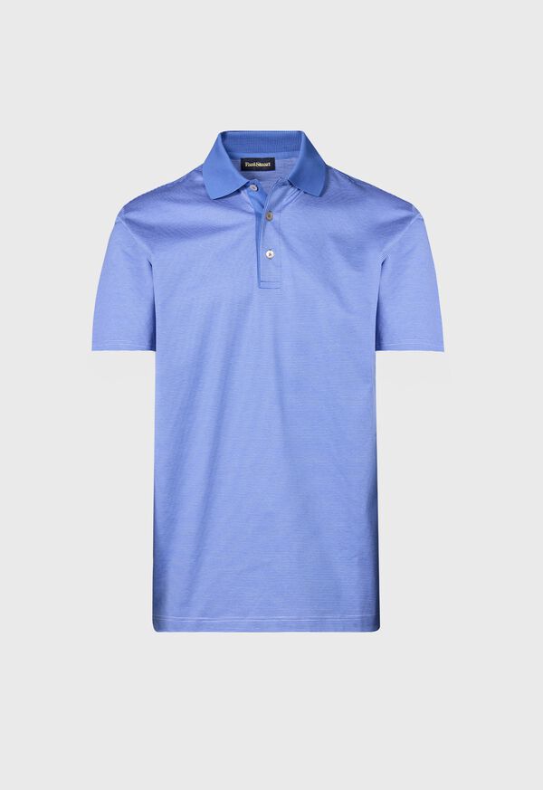 paul stuart Italian Cotton Micro Stripe Polo