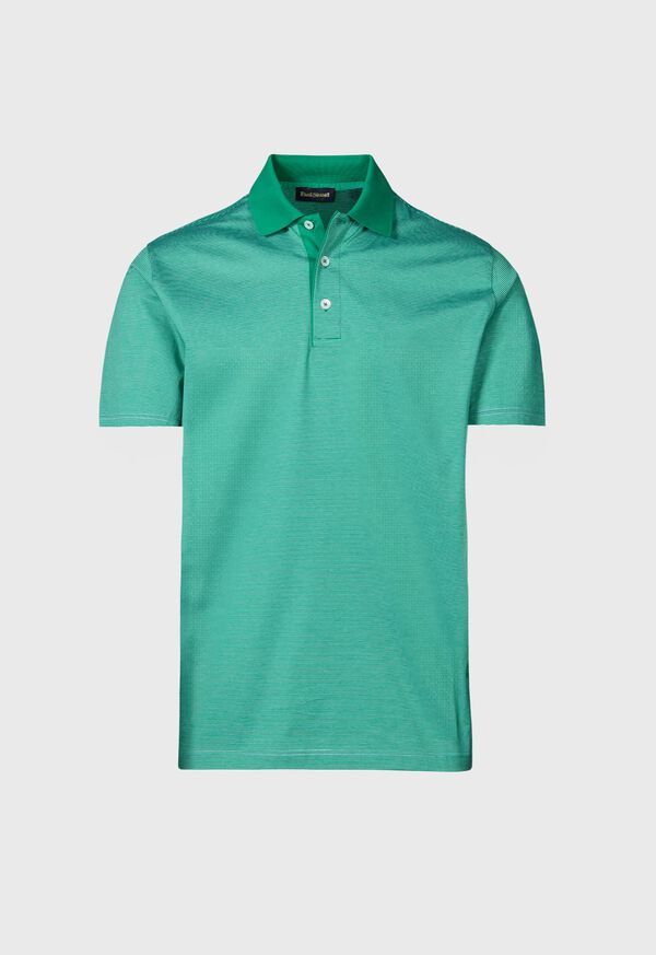 paul stuart Italian Cotton Micro Stripe Polo