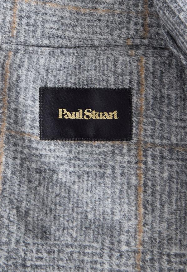 Paul Stuart Jersey Plaid Soft Jacket
