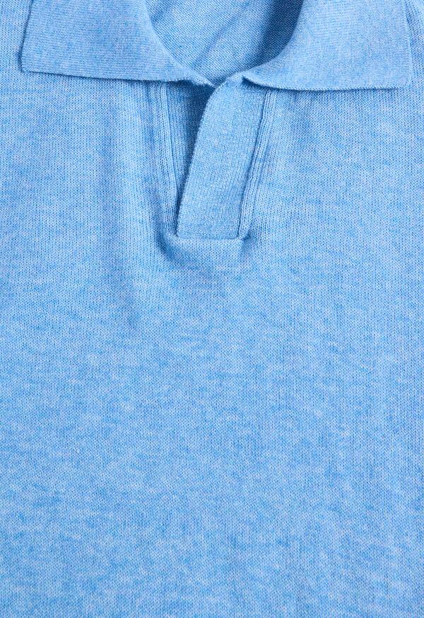 Paul Stuart Johnny Collar Knit Shirt