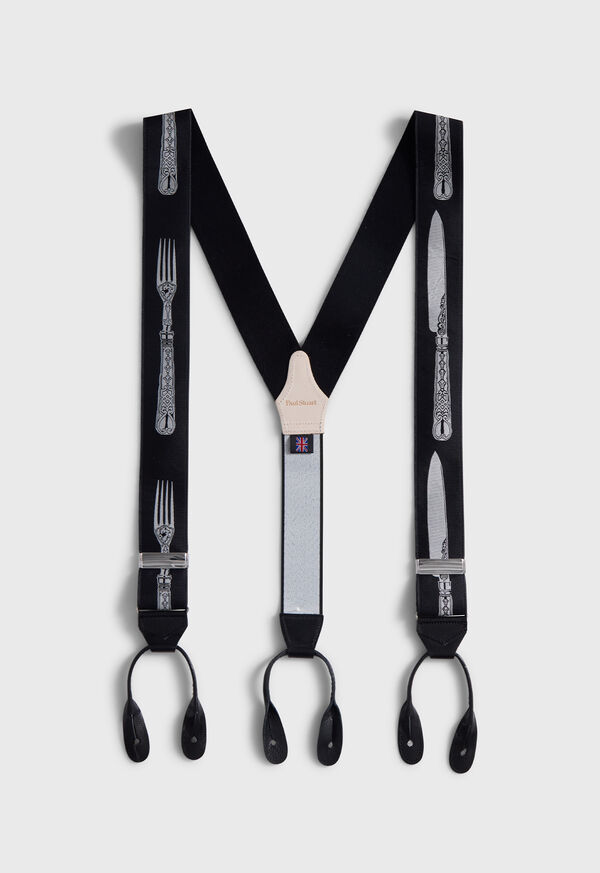 paul stuart Knife & Fork Suspenders