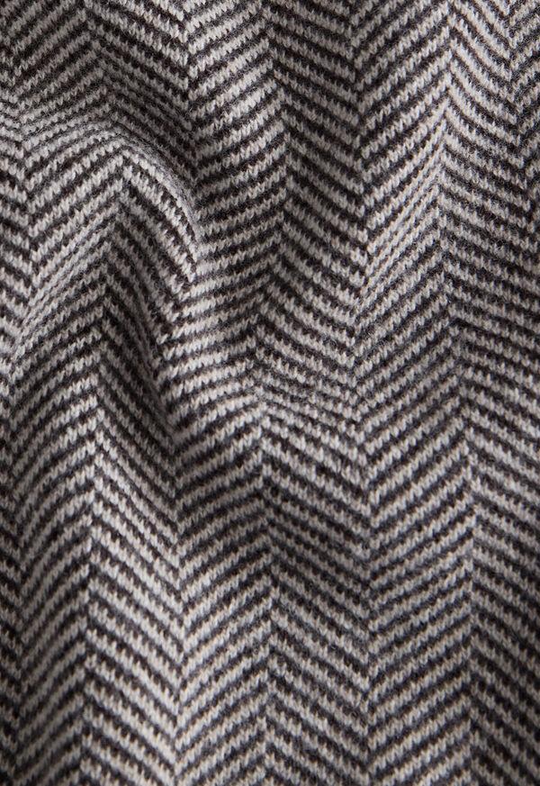 Paul Stuart Knitted Herringbone Jacket